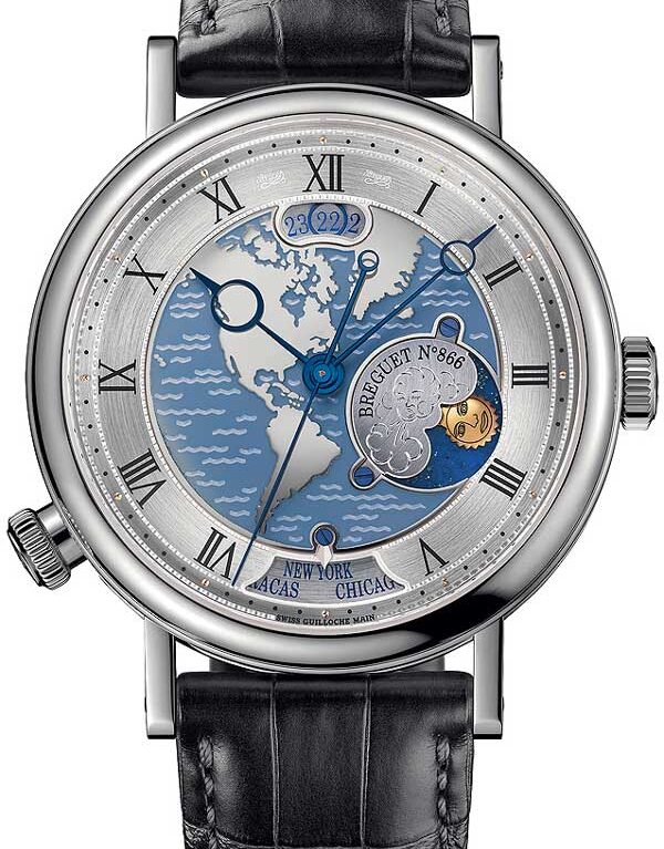 Breguet Hora Mundi 5717 Platinum Men's Watch