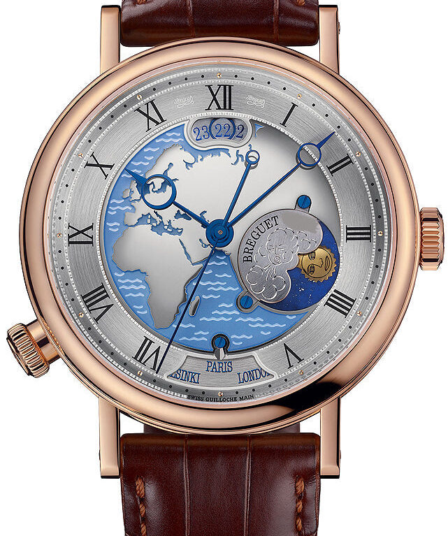 Breguet Classique Hora Mundi "Europe" 18K Rose Gold Men's Watch