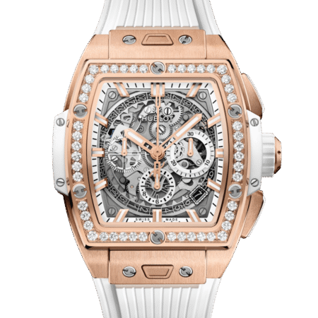 Hublot Spirit of Big Bang Chronograph 18K King Gold & Diamonds Man's Watch