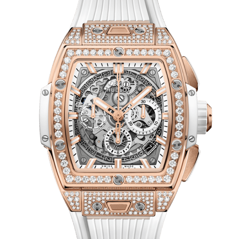Hublot Spirit of Big Bang Chronograph 18K King Gold & Diamonds Man's Watch
