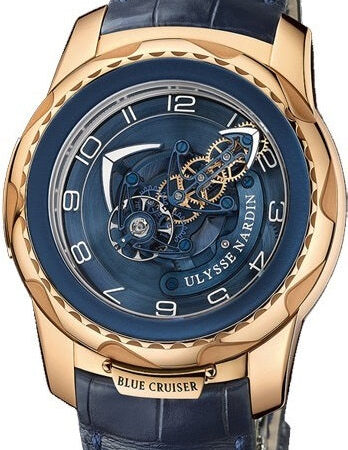 Ulysse Nardin Freak Blue Cruiser 18K Rose Gold Men's Watch