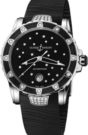 Ulysse Nardin Diver Lady Diver Starry Night Stainless Steel & Diamonds Ladies Watch