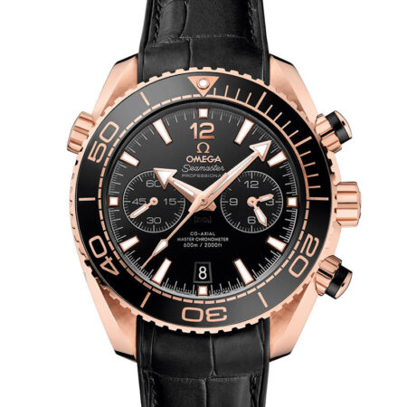 Omega Seamaster Planeta Ocean Chronograph 18K Sedna™ gold & Ceramic Men's Watch