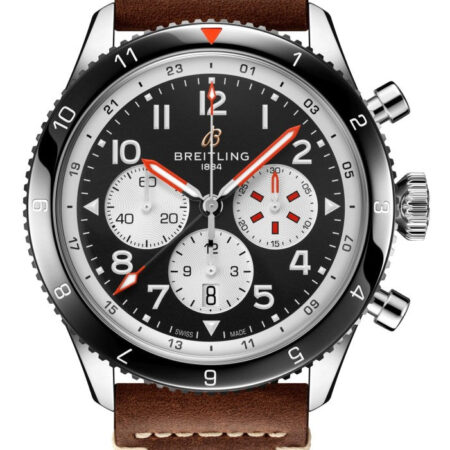 Breitling Super AVI Stainless Steel Men's Watch