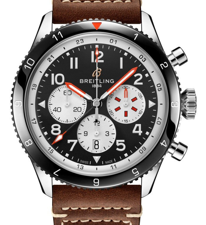 Breitling Super AVI Stainless Steel Men's Watch