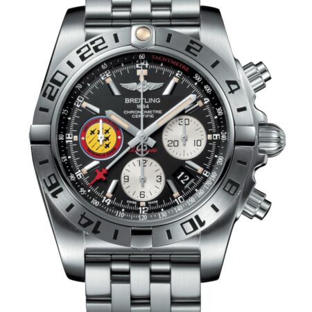 Breitling Chronomat 44 GMT Patrouille Suisse 50th Anniversary Stainless Steel Men's Watch