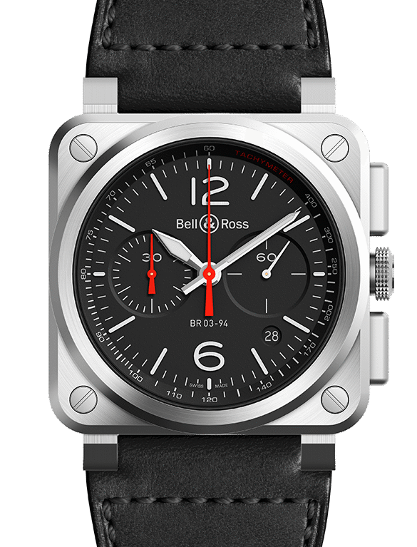 Bell & Ross Instruments BR 03-94 BLACK STEEL Men's Watch