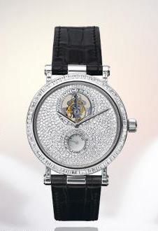 Van Cleef & Arpels Midnight Tourbillon Vendome  18K White Gold & Diamonds Unisex Watch