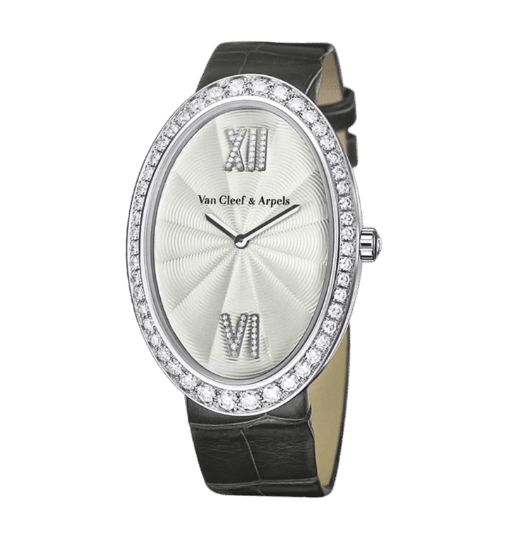 Van Cleef & Arpels Timeless XL 18K White Gold & Diamonds Lady's Watch