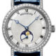 Breguet Classique Moon Phase 18K White Gold & Diamonds Lady's Watch