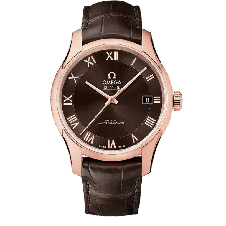 Omega De Vile Hour Vision Co-Axial Master 18K Sedna™Gold Men's Watch