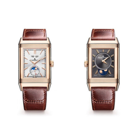 Jaeger-Lecoultre Reverso Tribute Duoface Calendar 18K Rose Gold Men's Watch