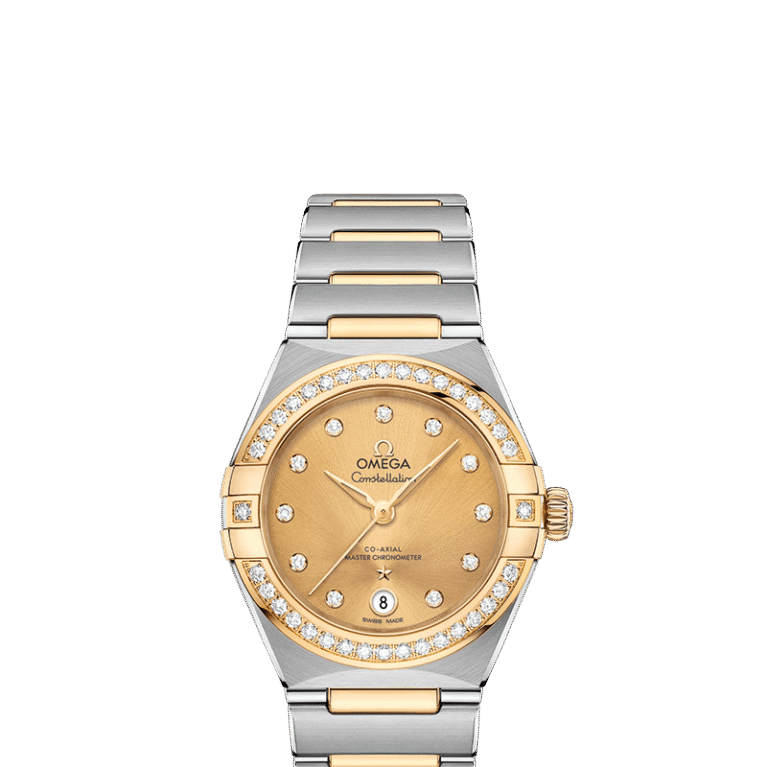Omega Constellation Co-Axial Master Chronometer Stainless steel & Yellow Gold & Diamond Lady’s Watch