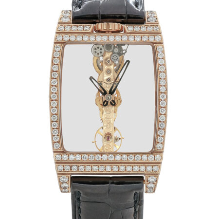 Corum Golden Bridge 18K Rose Gold & Diamonds Lady's Watch