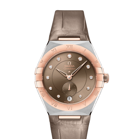 Omega Constellation Co-Axial Master Chronometer Small seconds Stainless steel & Sedna™ Gold & Diamonds Lady’s Watch