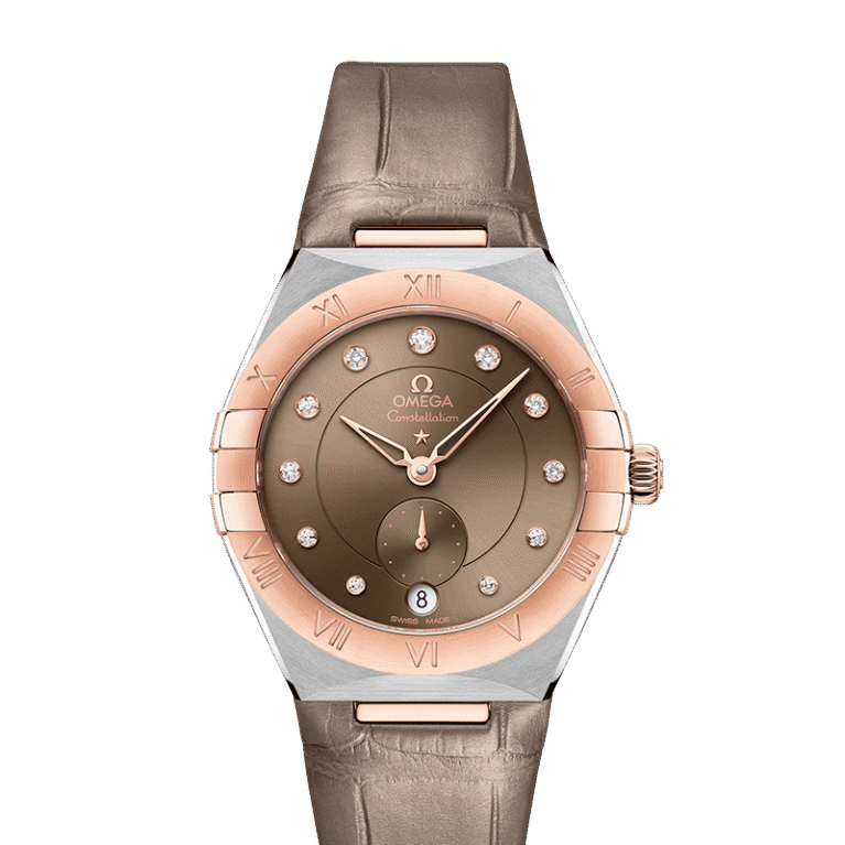 Omega Constellation Co-Axial Master Chronometer Small seconds Stainless steel & Sedna™ Gold & Diamonds Lady’s Watch