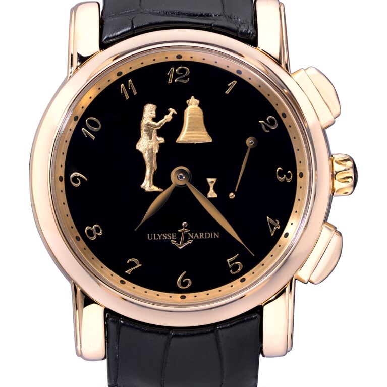 Ulysse Nardin Sonata Hourstriker 18K Rose Gold Men's Watch
