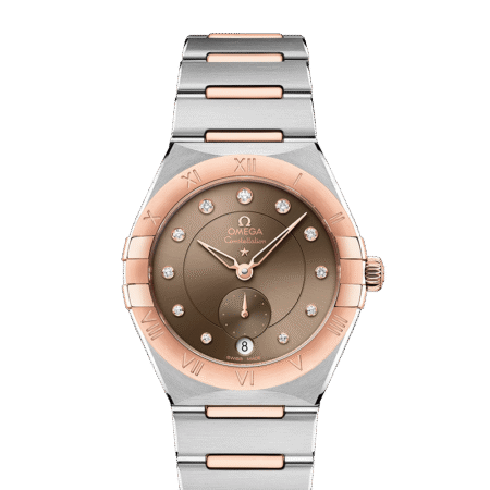 Omega Constellation Co-Axial Master Chronometer Small seconds Stainless steel & Sedna™ Gold & Diamonds Lady’s Watch