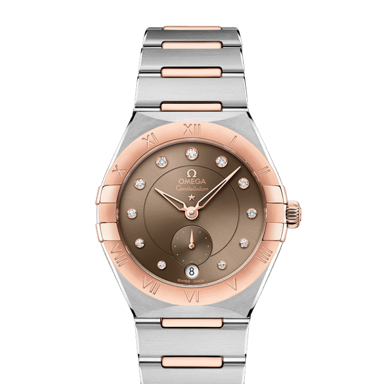 Omega Constellation Co-Axial Master Chronometer Small seconds Stainless steel & Sedna™ Gold & Diamonds Lady’s Watch