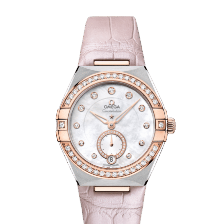 Omega Constellation Co-Axial Master Chronometer Small seconds Stainless steel & Sedna™ Gold & Diamonds Lady’s Watch