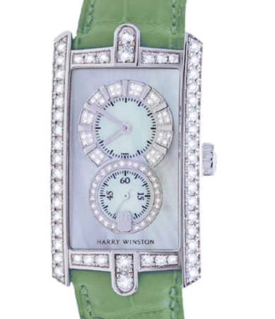 Harry Winston Avenue 18K White Gold & Diamonds Ladies Watch