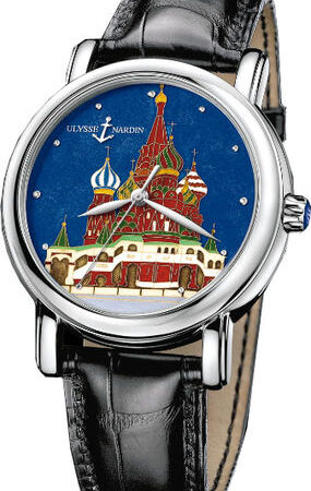 Ulysse Nardin Classigue Complications San Marco Kremlin Cloisonne Platinum Men's Watch