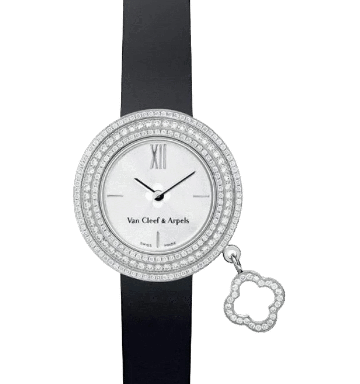 Van Cleef & Arpels Charms 18K White Gold & Diamonds Lady's Watch