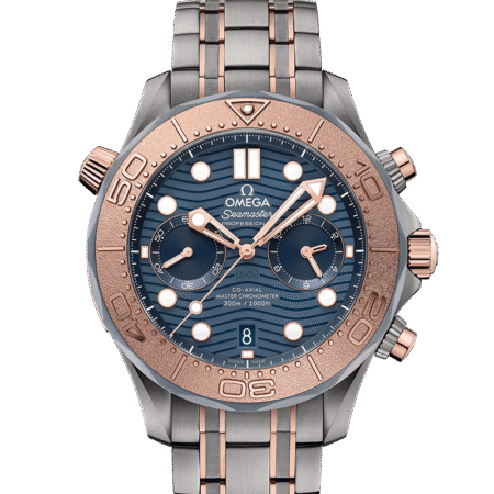 Omega Seamaster Diver Co-Axial Chronometer Chronograph Titanium & 18K Sedna™ Gold Men's Watch