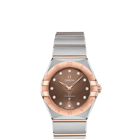 Omega Constellation Quartz Stainless steel & 18K Sedna™ Gold & Diamonds Lady’s Watch