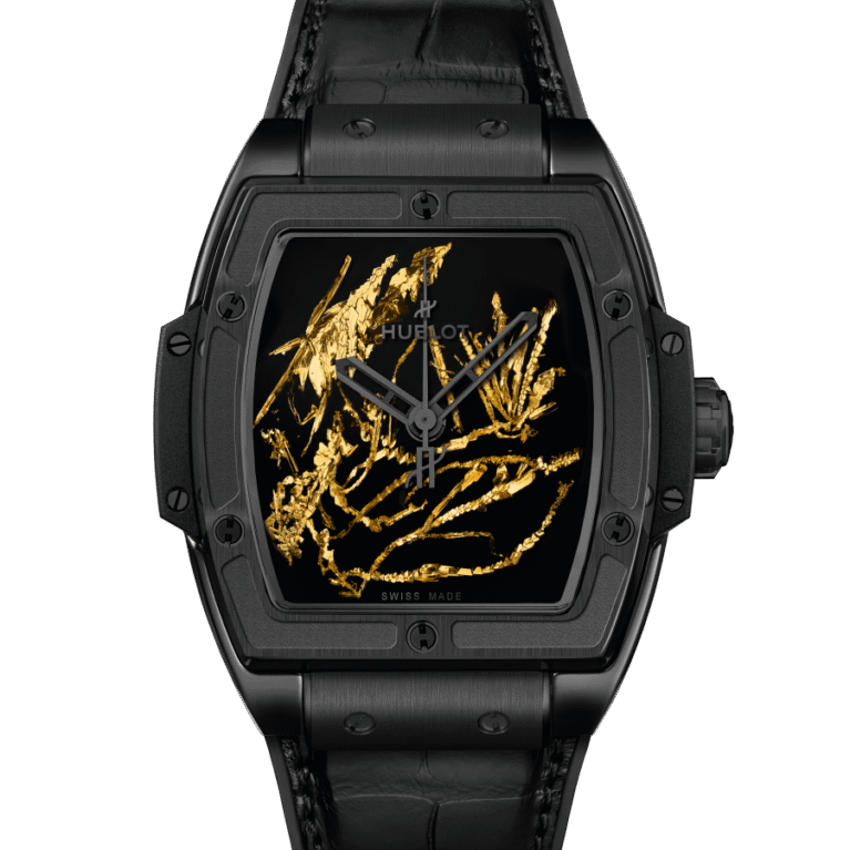 Hublot Spirit of Big Bang Black Ceramic & 24K Gold Lady's Watch