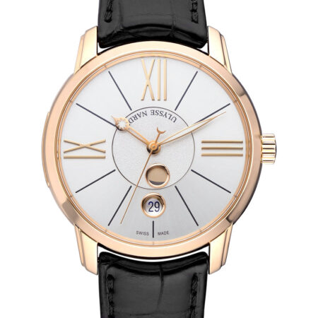 Ulysse Nardin Classico Luna 18K Rose Gold Men's Watch