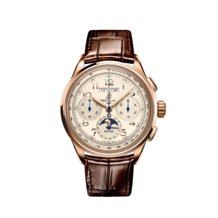 Breitling Premier B25 Datora 42 18K Rose Gold Men's Watch