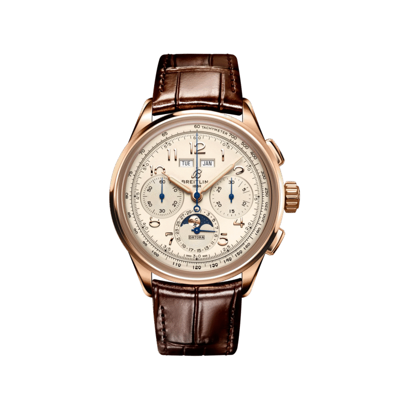 Breitling Premier B25 Datora 42 18K Rose Gold Men's Watch