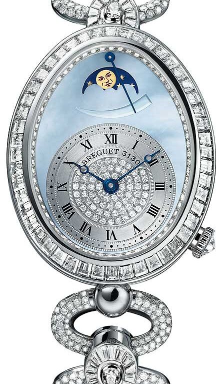 Breguet Reine de Naples 8978 18K White Gold & Diamonds Ladies Watch
