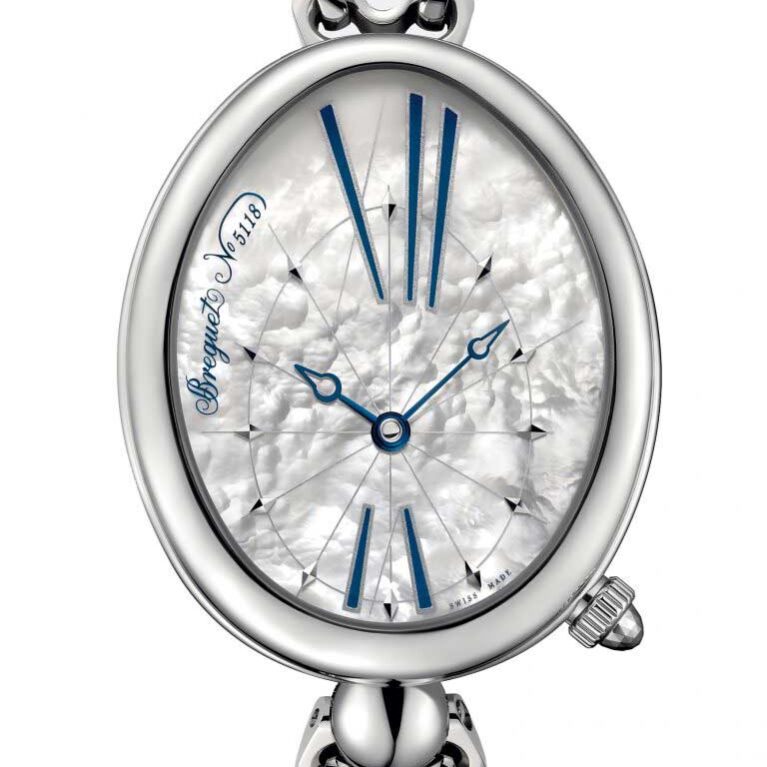 Breguet Reine De Naples 8967 Stainless Steel Ladies Watch