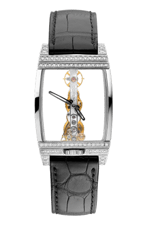 Corum Golden Bridge 18K White Gold & Diamonds Unisex Watch