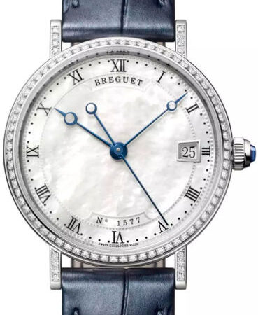 Breguet Classique 18K White Gold & Diamonds Lady's Watch