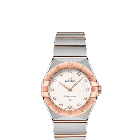 Omega Constellation Quartz Stainless steel & 18K Sedna™ Gold & Diamonds Lady’s Watch