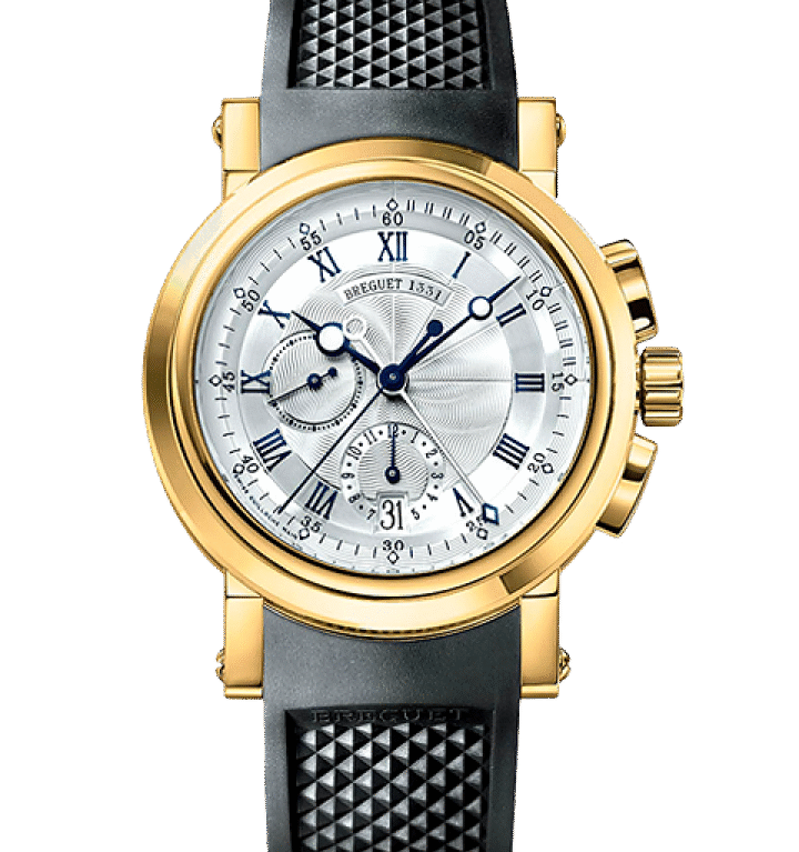 Breguet Marine Chronograph 18k Yellow Gold Men's Watch