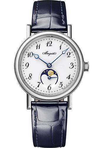 Breguet Classique Dame 9087 18K White Gold Ladies Watch