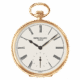 Patek Philippe 18K Yellow Gold with White Lacquered dial Pocket Men's Watch