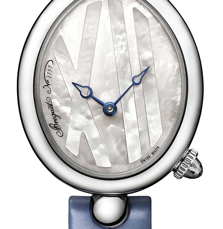 Breguet Reine De Naples 9807 Stainless Steel Ladies Watch