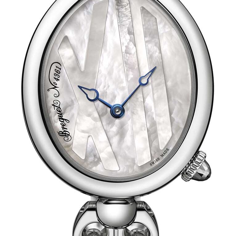 Breguet Reine De Naples 9807 Stainless Steel Ladies Watch