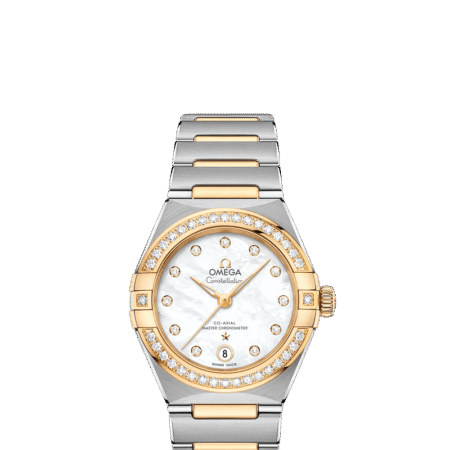 Omega Constellation Co-Axial Master Chronometer Stainless steel & Yellow Gold & Diamond Lady’s Watch