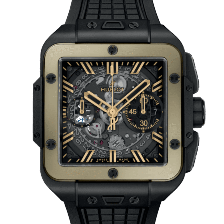 Hublot Square Bang Chronograph Ceramic & 18K Magic gold Men's Watch