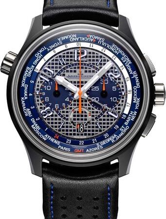 Jaeger-LeCoultre Amvox 5 World Chronograph Stainless steel & Rubber Men's Watch