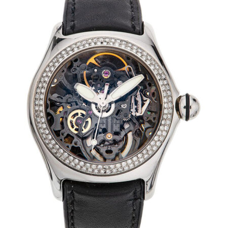 Corum Bubble Skeleton Stainless steel & Diamonds Men's Watch