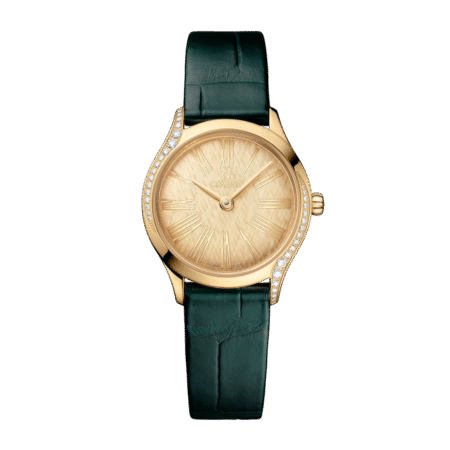 Omega De ville Mini Trésor 18K Moonshine™ Gold & Diamonds Lady's Watch