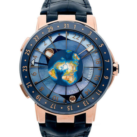 Ulysse Nardin Classico Executive Moonstruck 18K Rose Gold & Ceramic Men's Watch