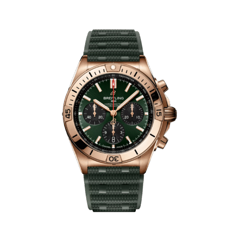 Breitling Chronomat Chronograph 18k Red Gold Men's Watch